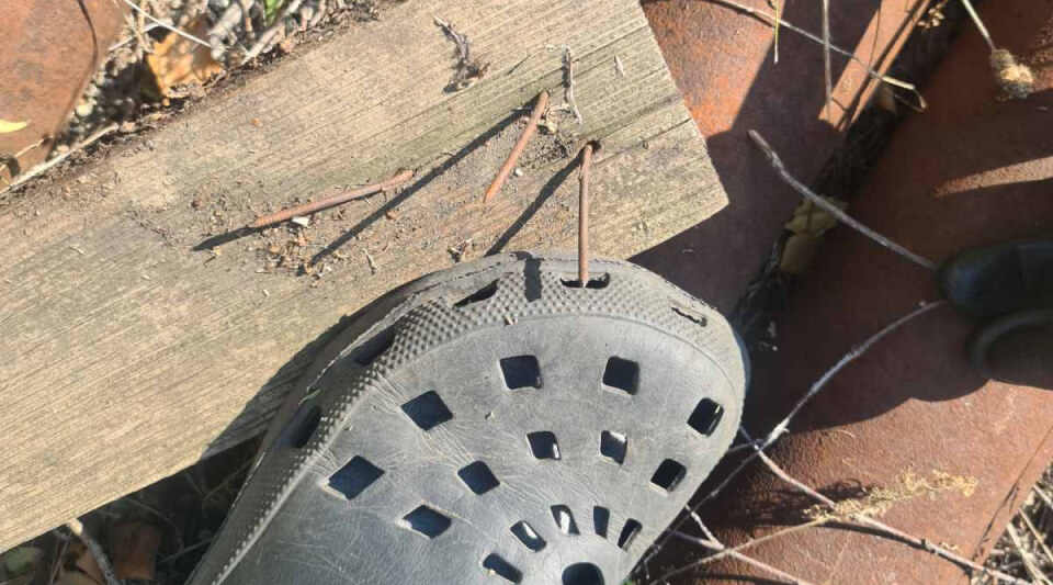 A Close Call with a Rusty&nbsp;Nail